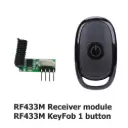 Remote Keyfob and Receiver RF433MHz module